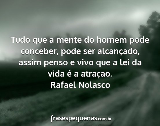 Rafael Nolasco - Tudo que a mente do homem pode conceber, pode ser...