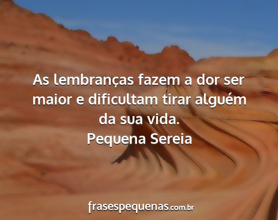 Pequena Sereia - As lembranças fazem a dor ser maior e dificultam...