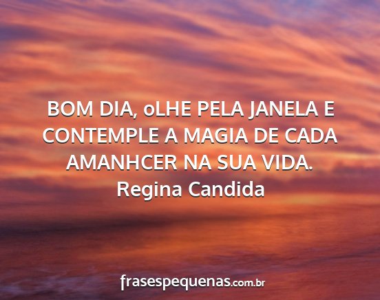 BOM DIA, oLHE PELA JANELA E CONTEMPLE A MAGIA DE... BOM DIA, oLHE PELA JANELA E CONTEMPLE A MAGIA DE...
