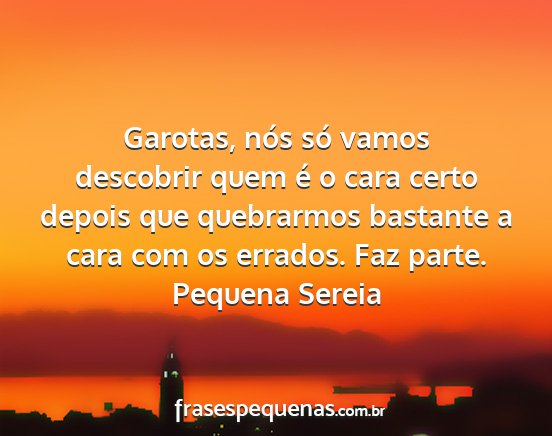 Pequena Sereia - Garotas, nós só vamos descobrir quem é o cara...
