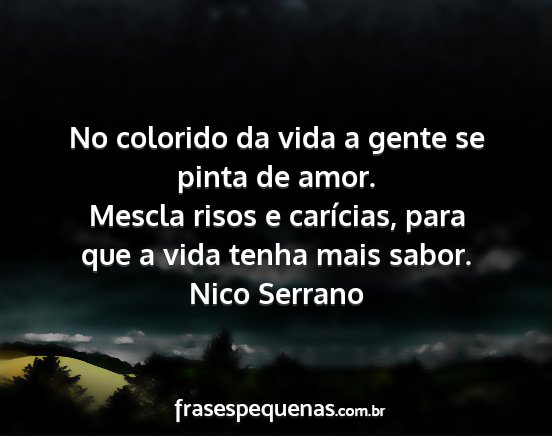 No Colorido Da Vida A Gente Se Pinta De Amor