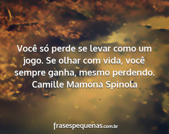 Porque eu amo uma pessoa que por si não Camille Mamona Spinola